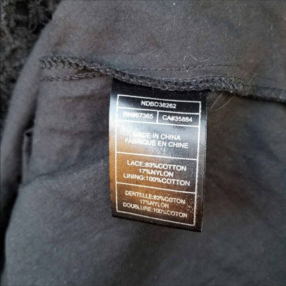 BB Dakota 6 Renley Black Lace Fit & Flare Dress - Picture 8 of 8